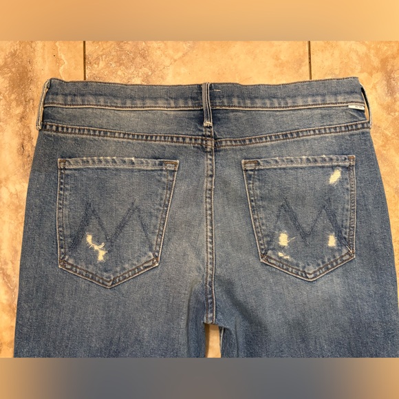NWOT MOTHER The Flirt Fray Jeans in Cold Feet Women’s 30 - Picture 10 of 16